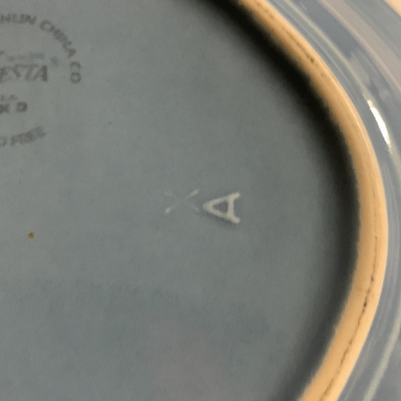 FIESTA Serving Plate Blue 9.6” by 13.5” - Picture 4 of 11